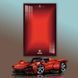 Рамка на стену для конструктора 80x50 см Арт держатель LEGO Technic Ferrari Daytona SP3 (42143) Ферари Дайтона STR02 фото 1