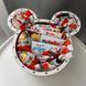 Подарунковий солодкий бокс "Міккі Маус" із шоколадом Kinder та Nutella S673 фото 6
