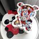 Подарунковий бокс Панда з солодощами Kinder та ведмедиком у деревʼяній коробці для дитини чи дівчини S678 фото 7