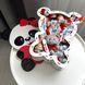 Подарунковий бокс Панда з солодощами Kinder та ведмедиком у деревʼяній коробці для дитини чи дівчини S678 фото 8