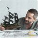 Металлический 3D-пазл корабль &laquo;Летучий Голландец&raquo; 369 элементов, металлический конструктор кораблей, Пираты Карибского моря SK028(1) фото 5