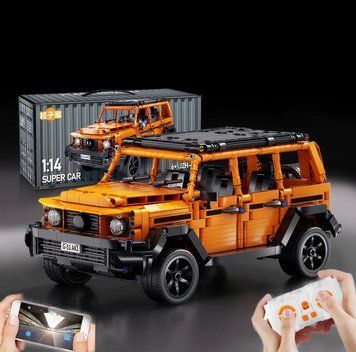 Конструктор джип на радіокеруванні Mercedes-Benz G-Wagen Super Car на 1007 деталей помаранчевий SK029(Р) фото