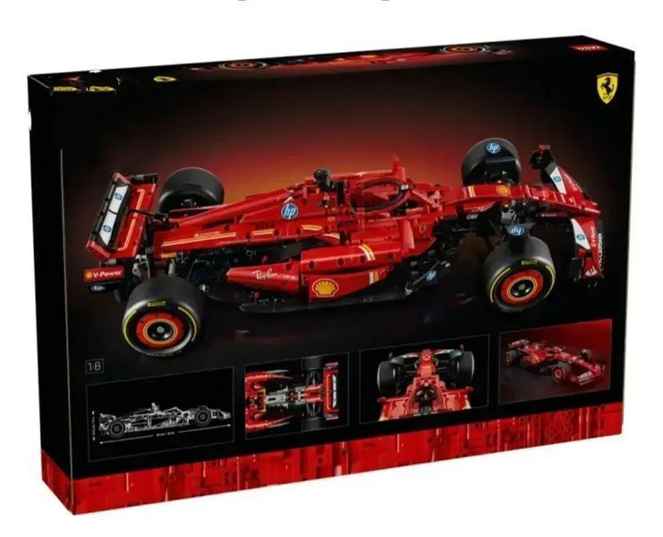 Конструктор Формула-1 Феррари Ferrari SF-24 Technic гоночный болид на 1361 деталь, масштаб 1:8 SK020 фото
