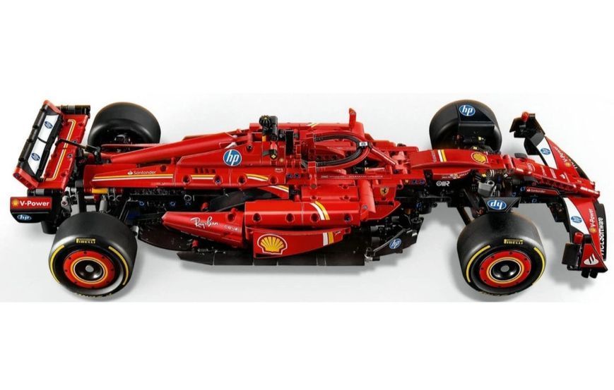 Конструктор Формула-1 Феррари Ferrari SF-24 Technic гоночный болид на 1361 деталь, масштаб 1:8 SK020 фото